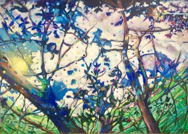 Print of Tree Paintings by Melike Cagici
