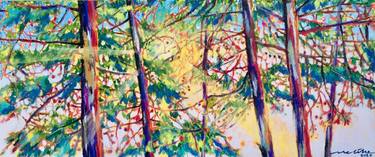 Print of Expressionism Tree Paintings by Melike Cagici