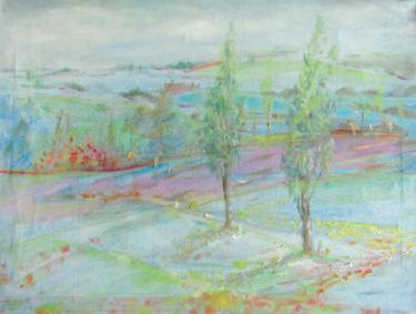Print of Fine Art Landscape Paintings by Inga Jurane