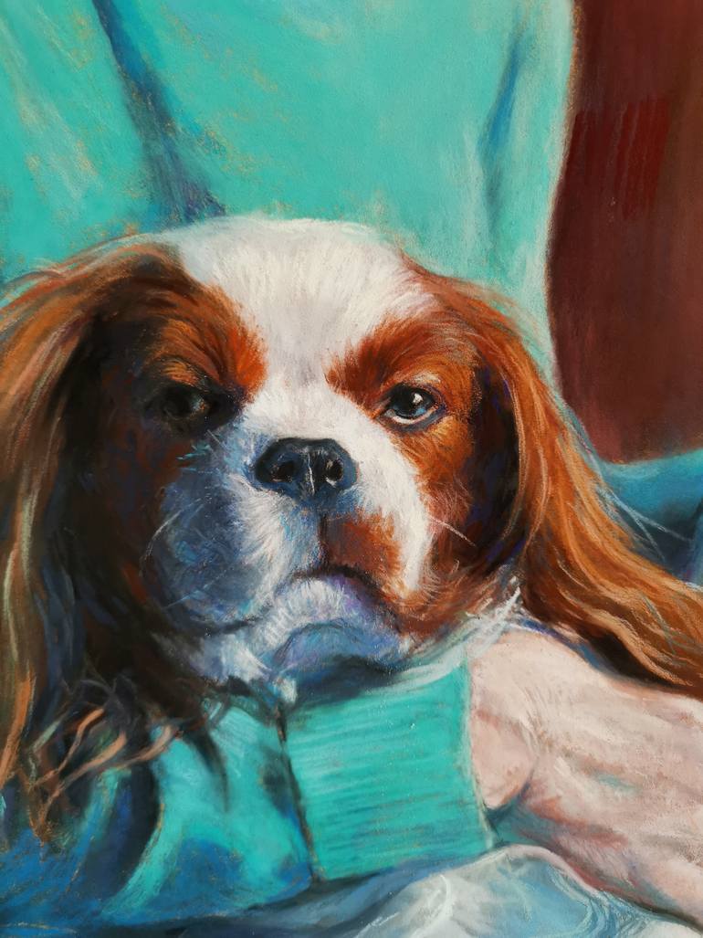 Original Portraiture People Painting by Klara Arnaudova