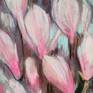 A Girl With Magnolia Tree - detail