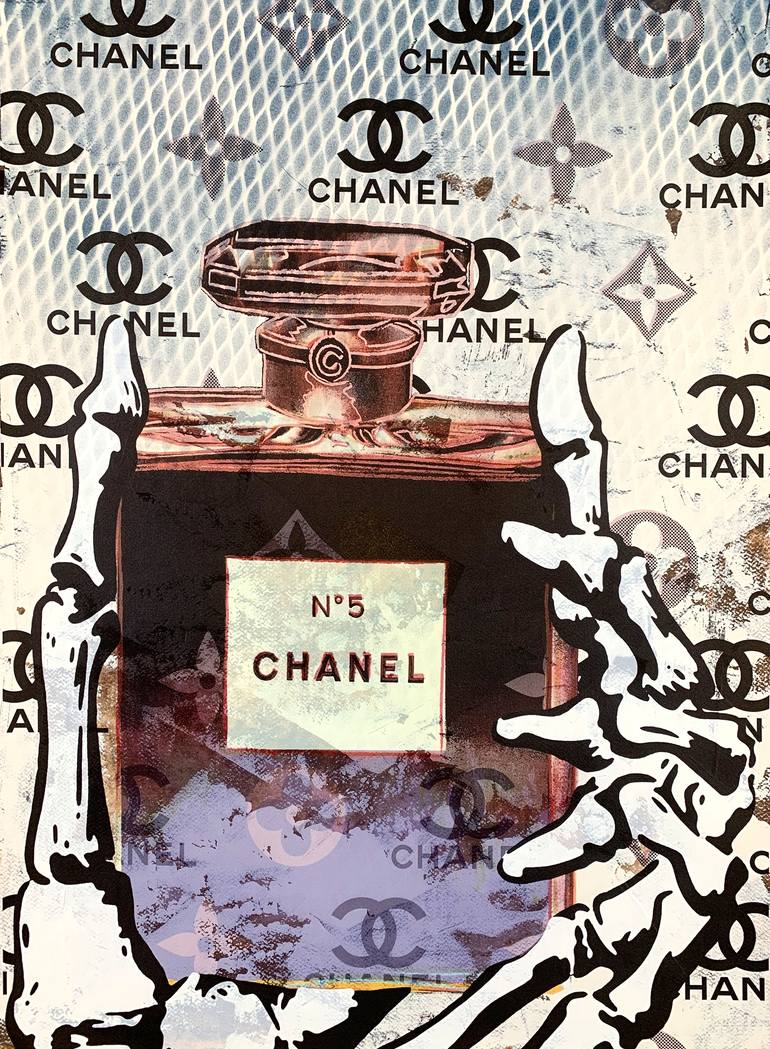 Andy Warhol Chanel No 5 Perfume Poster Printable Exhibition 