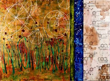 Original Abstract Science Paintings by Taylor Smith