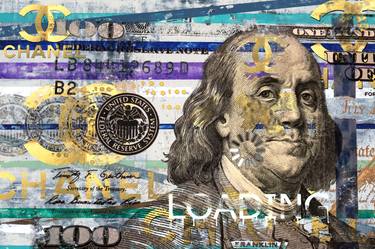 All About The Benjamins [Sponsored by Chanel] - original artwork on panel with gloss resin thumb