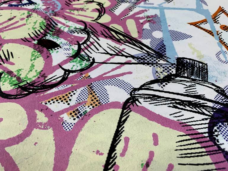 Original Illustration Graffiti Painting by Taylor Smith