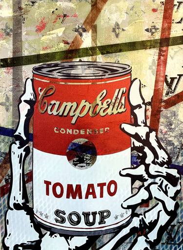 "Campbell's Soup Disaster #02" - original artwork on 300gsm Italian paper thumb