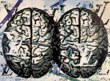 "Double Brain Disaster #01" - original artwork on 300gsm Italian paper thumb