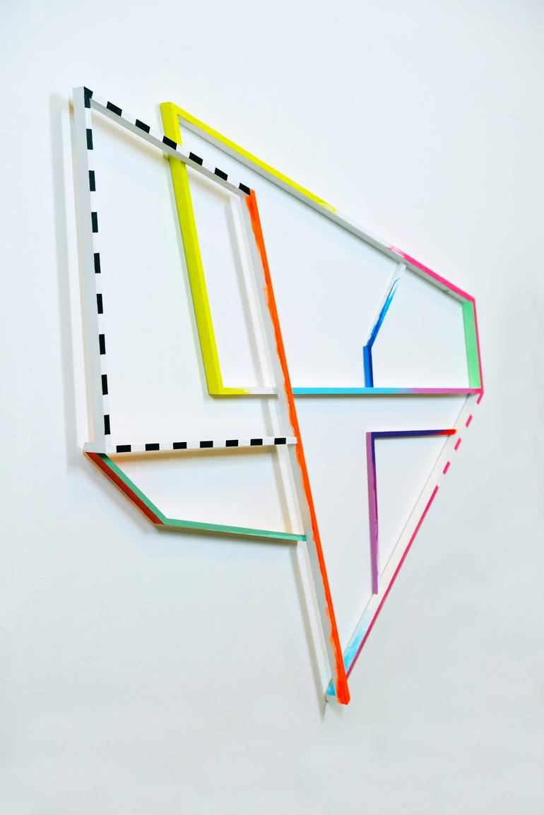 Original Abstract Wall Sculpture by Jeroen Molenaar