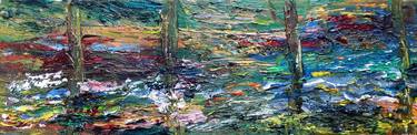 Original Abstract Water Paintings by Olga Sharp