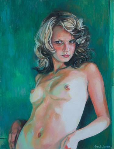 Print of Figurative Nude Paintings by Andre Leonard