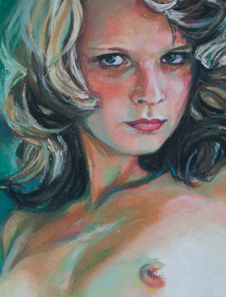 Original Figurative Nude Painting by Andre Leonard