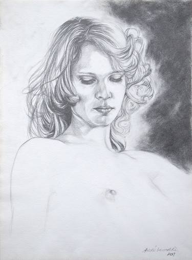 Print of Figurative Nude Drawings by Andre Leonard