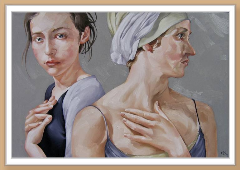 Original Figurative People Painting by Valery Koroshilov