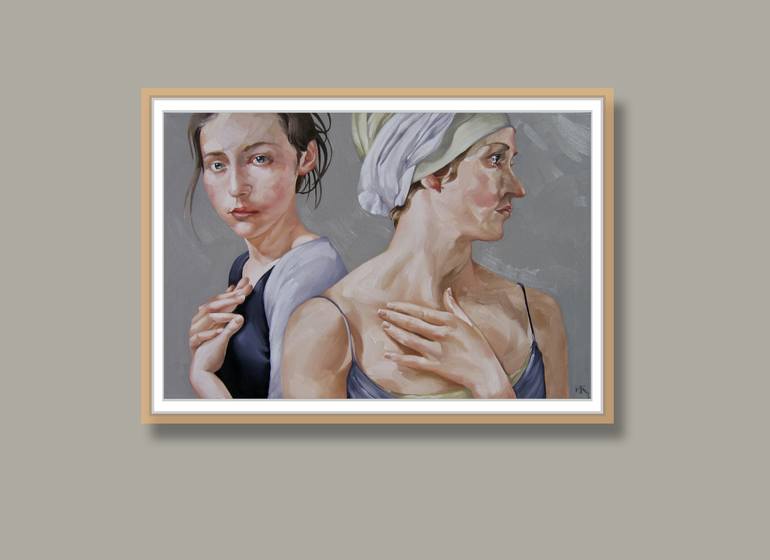 Original Figurative People Painting by Valery Koroshilov