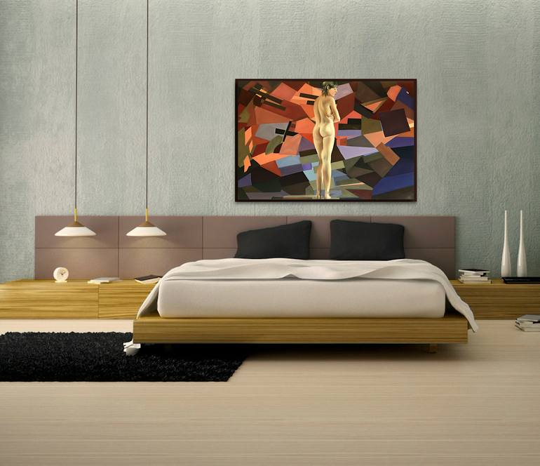 Original Figurative Nude Painting by Valery Koroshilov