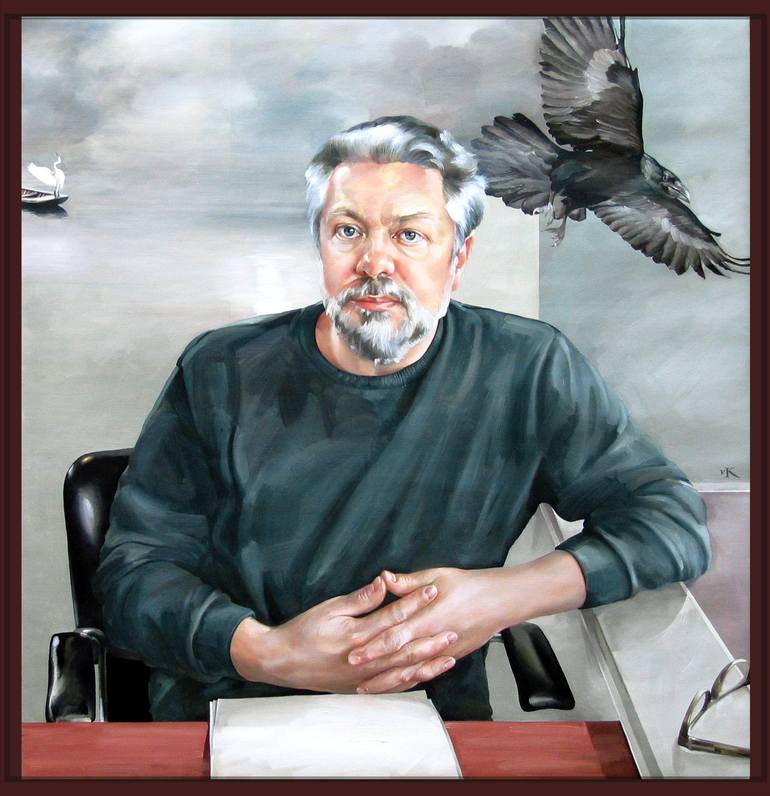 Original Portrait Painting by Valery Koroshilov