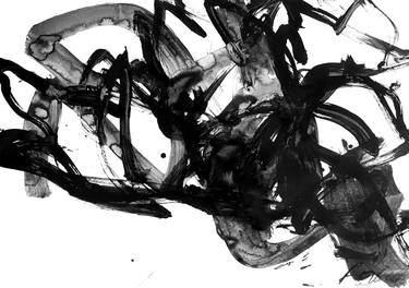 Original Abstract Expressionism Abstract Painting by Anne Borchardt