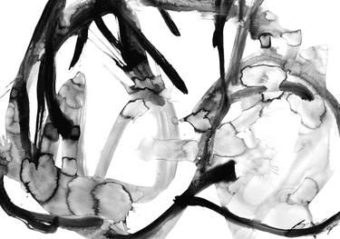 Original Abstract Expressionism Abstract Painting by Anne Borchardt