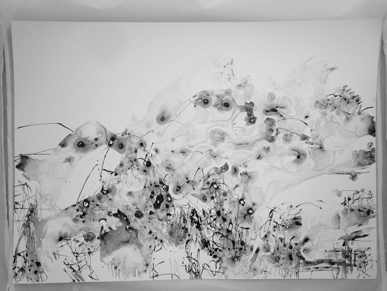 Original Abstract Expressionism Abstract Painting by Anne Borchardt