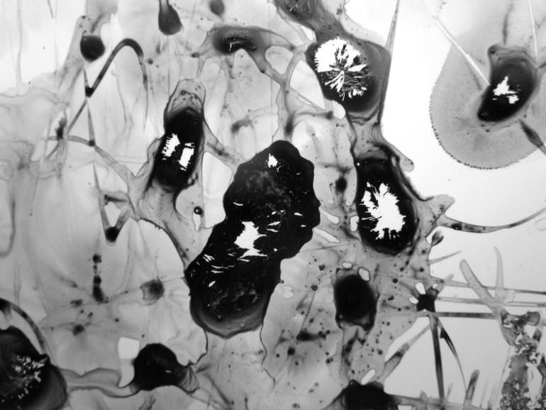 Original Abstract Expressionism Abstract Painting by Anne Borchardt