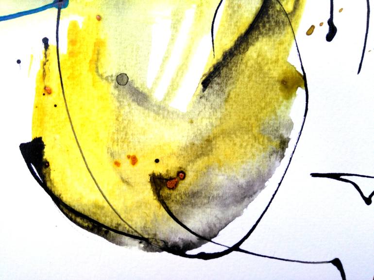 Original Abstract Animal Painting by Anne Borchardt