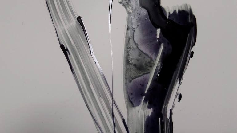 Original Abstract Botanic Painting by Anne Borchardt