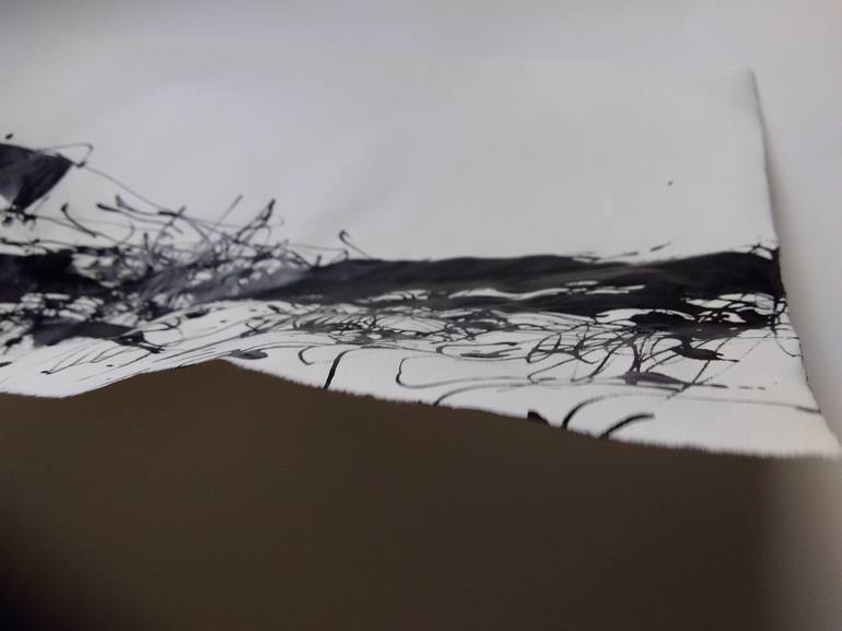 Original Landscape Drawing by ANNE BORCHARDT