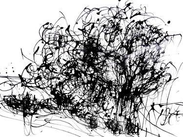 Original Abstract Expressionism Abstract Drawings by ANNE BORCHARDT