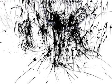 Original Abstract Expressionism Abstract Drawings by ANNE BORCHARDT