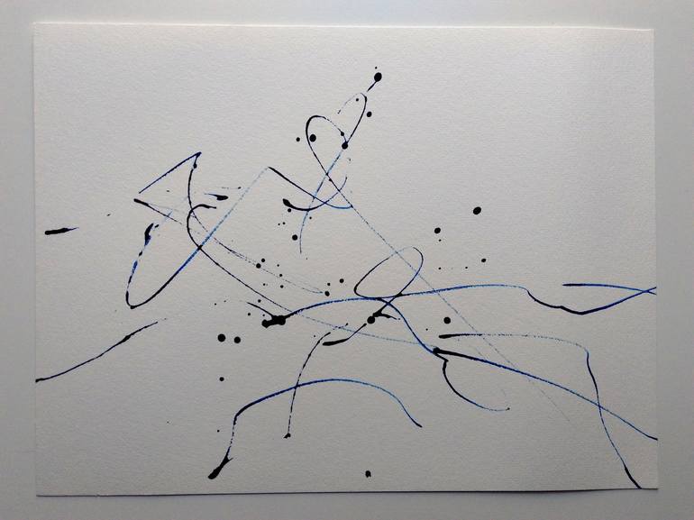 Original Abstract Drawing by ANNE BORCHARDT