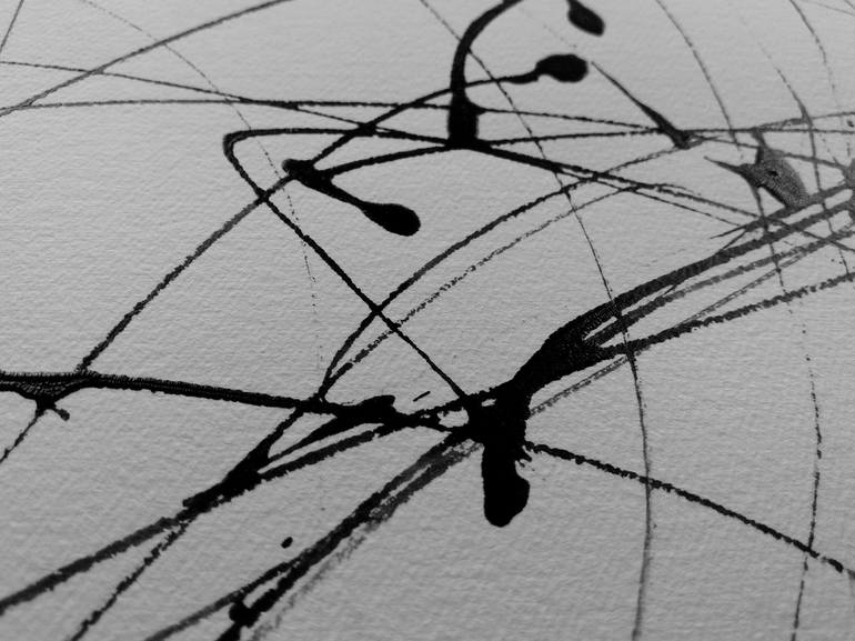 Original Abstract Drawing by ANNE BORCHARDT