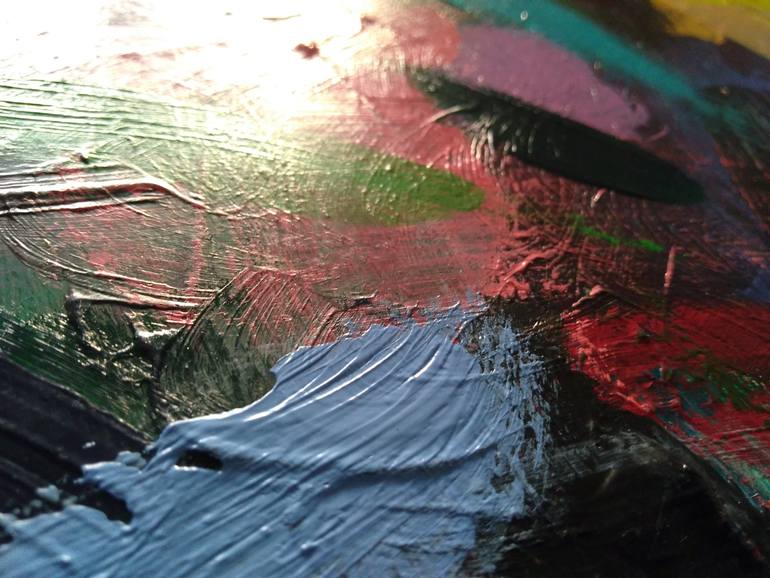 Original Abstract Floral Painting by Anne Borchardt