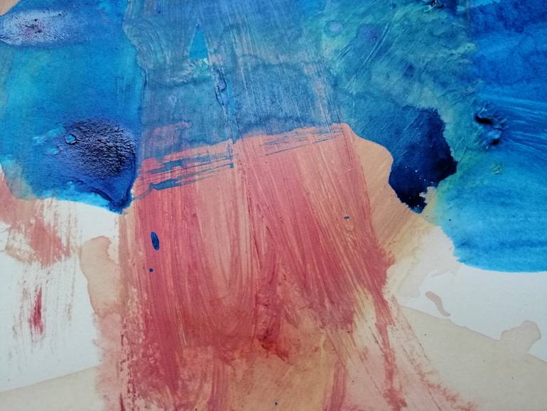 Original Abstract Expressionism Abstract Painting by Anne Borchardt