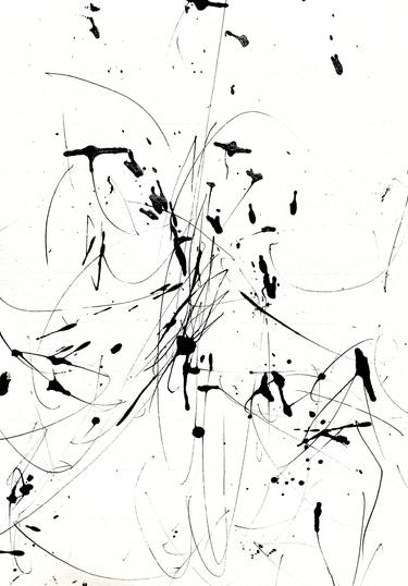 Original Abstract Expressionism Abstract Drawings by ANNE BORCHARDT