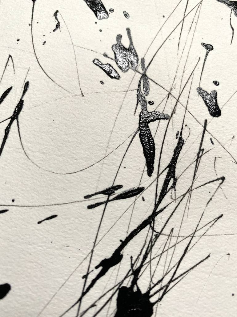 Original Abstract Drawing by ANNE BORCHARDT