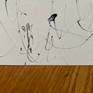 Ink on ingres paper, signed and dated on the back.