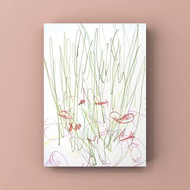 Original Abstract Botanic Drawings by ANNE BORCHARDT