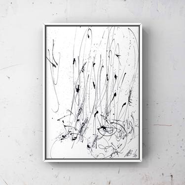 Original Abstract Expressionism Abstract Drawings by ANNE BORCHARDT