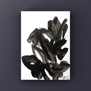 Original Abstract Botanic Paintings by ANNE BORCHARDT