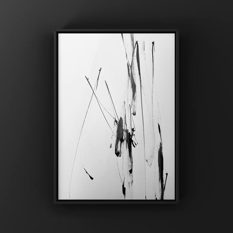 Original Abstract Expressionism Abstract Drawings by Anne Borchardt
