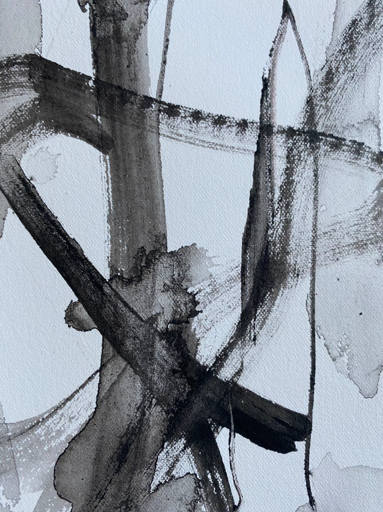 Original Abstract Expressionism Abstract Painting by Anne Borchardt