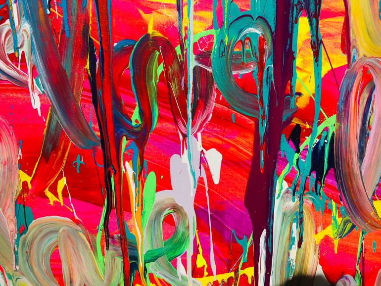 Original Abstract Love Painting by Heather Offord