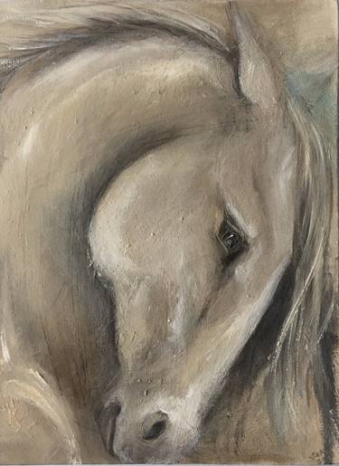 Print of Expressionism Horse Paintings by Sally E K