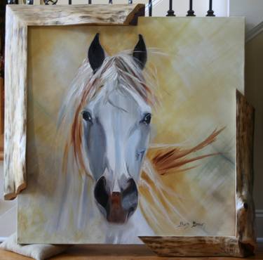 Original Conceptual Horse Painting by Barbara Brown
