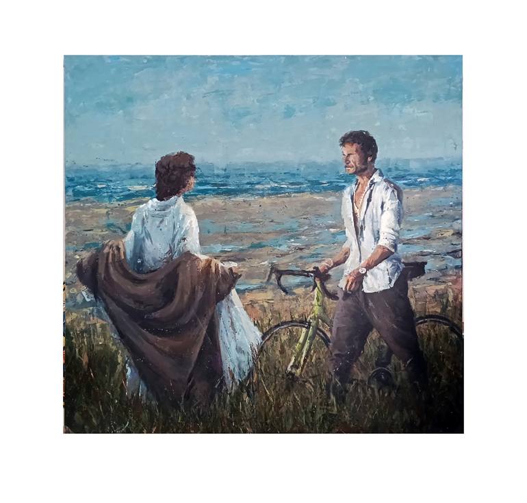 Original Figurative Landscape Painting by José María Díaz Ligüeri Ariño