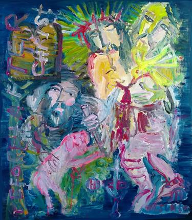 Original Abstract Religious Paintings by martinus sumbaji