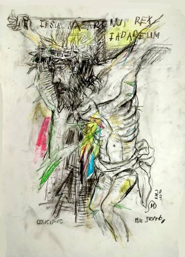 Original Abstract Expressionism People Drawings by martinus sumbaji