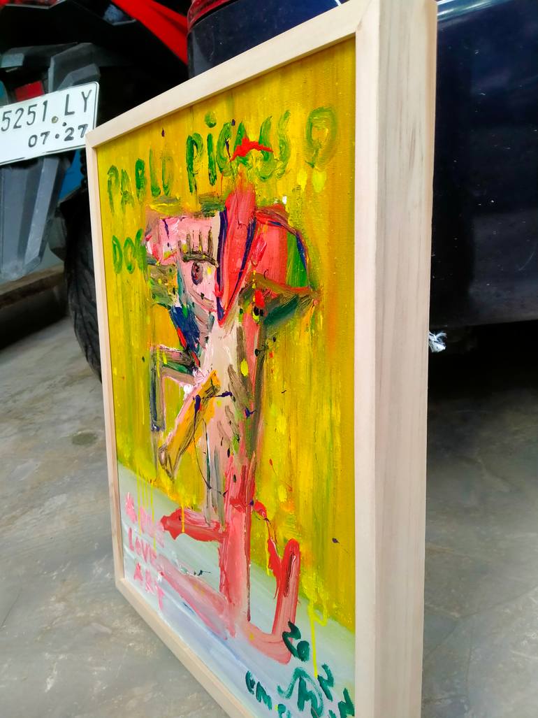 Original Abstract Expressionism Still Life Painting by Martinus Sumbaji