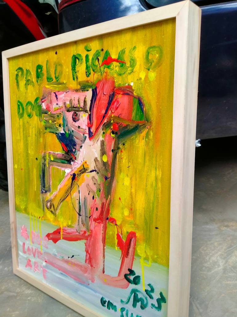 Original Abstract Expressionism Still Life Painting by Martinus Sumbaji