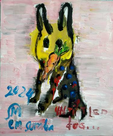 Original Abstract Expressionism Animal Paintings by martinus sumbaji